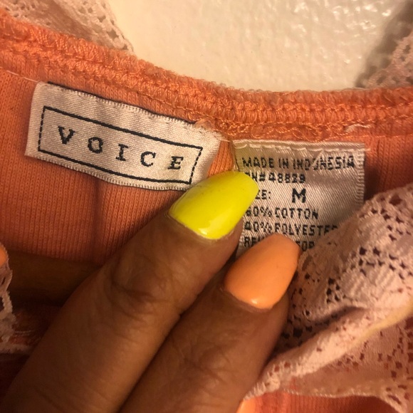 Voice blouse 👚 in a orange 🍊 size medium - Picture 7 of 8